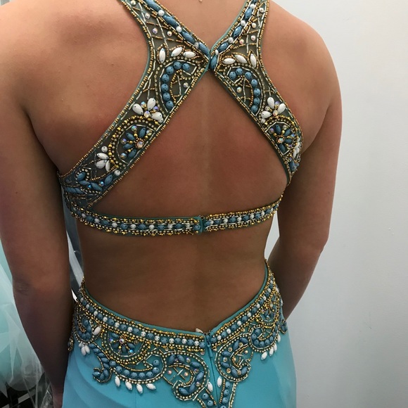 Designer Tiffany Prom Dress - Picture 4 of 6